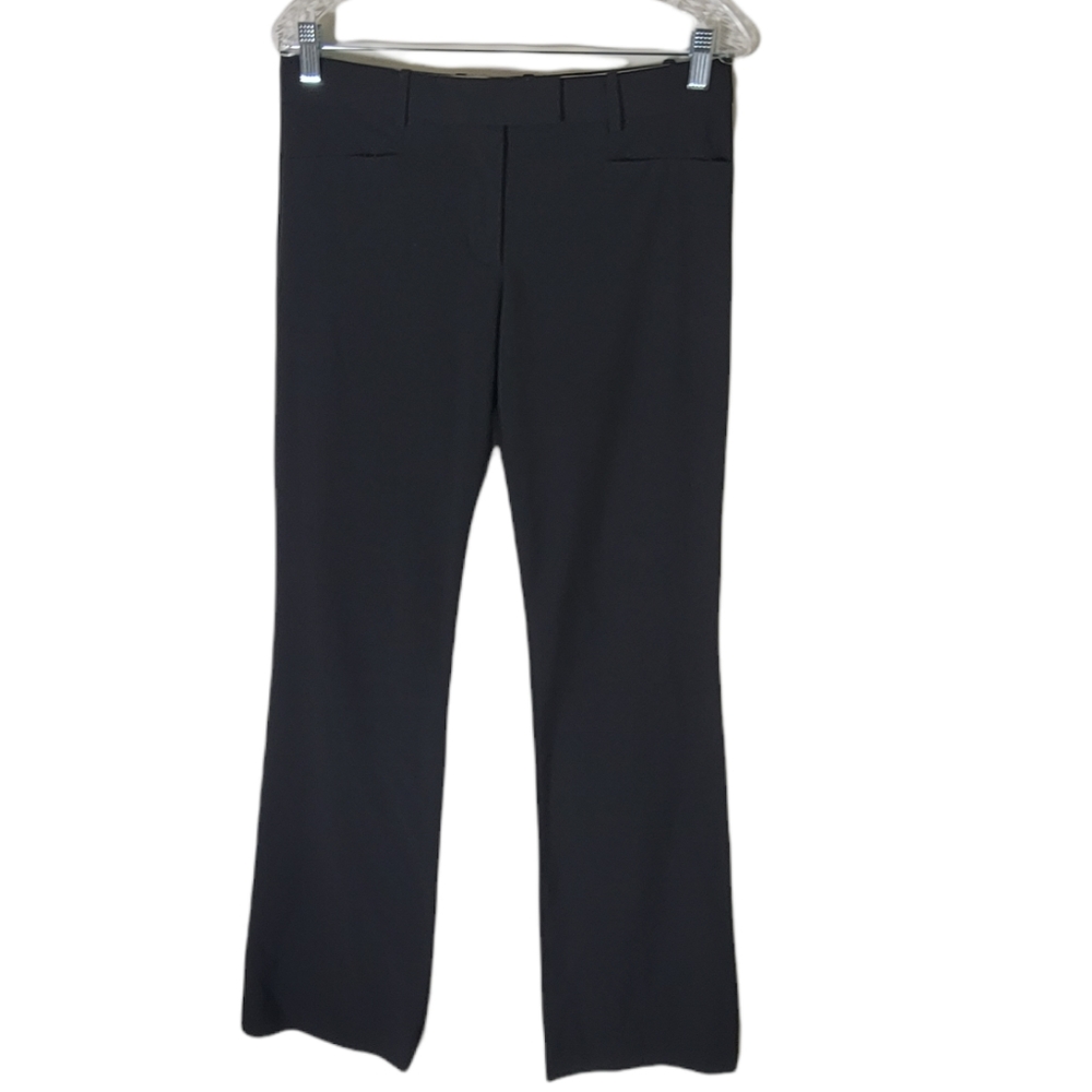 GAP modern boot black high rise pants women’s size 4 long career dress trouser